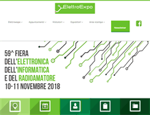 Tablet Screenshot of elettroexpo.it